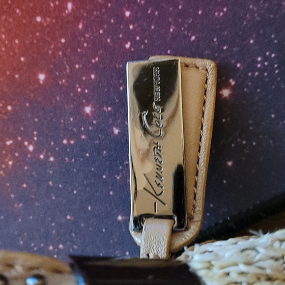 Kenneth Cole New York No Slouch Hobo NATURAL BLACK SANDSTONE - Picture 6 of 11